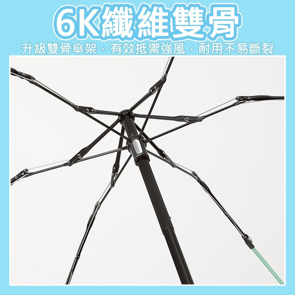 晴雨傘 環扣晴雨傘 便攜勾勾傘 雨傘 扣環雨傘 晴雨傘 太陽傘 遮陽傘 5摺疊傘 自動傘 防風傘-細節圖3