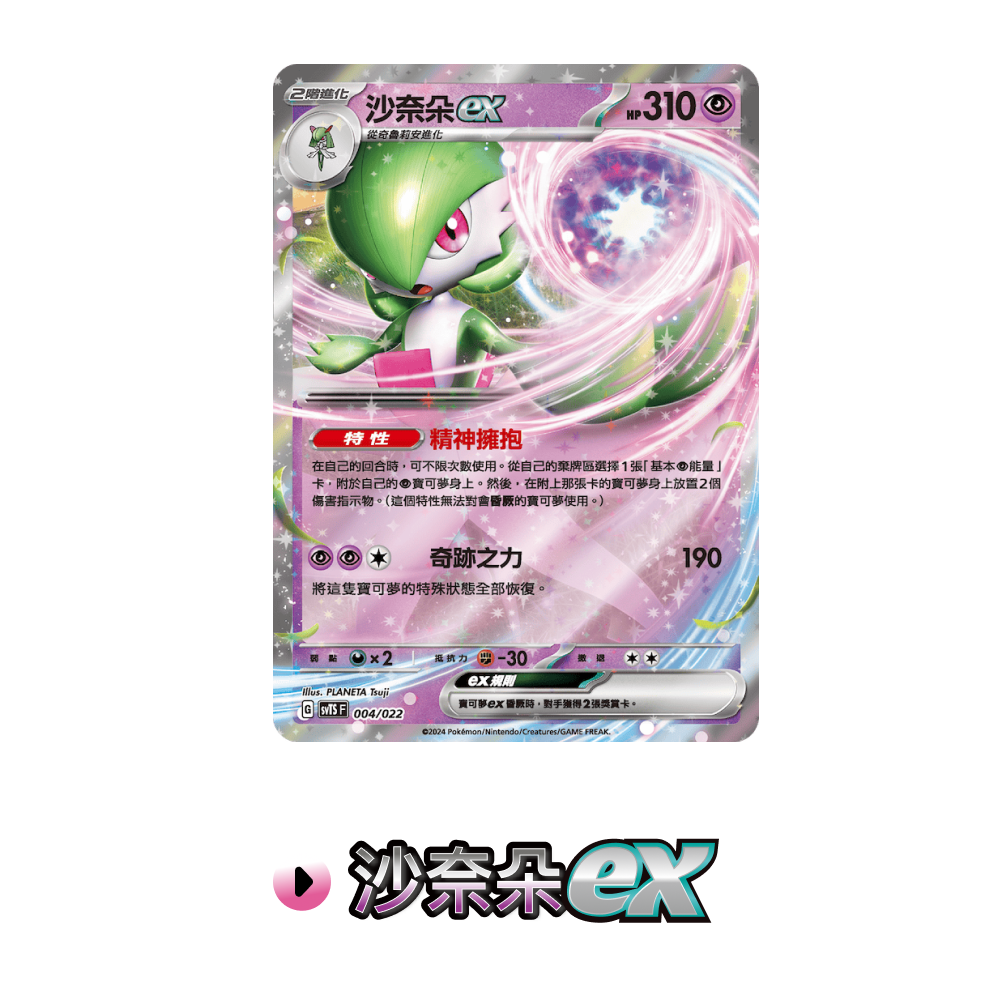 PTCG 寶可夢 朱&紫 《戰術牌組》魔幻假面喵/噴火龍 / 密勒頓 / 沙奈朵/ 烈咬陸鯊/巨鉗螳螂 6款 全新未拆-規格圖1