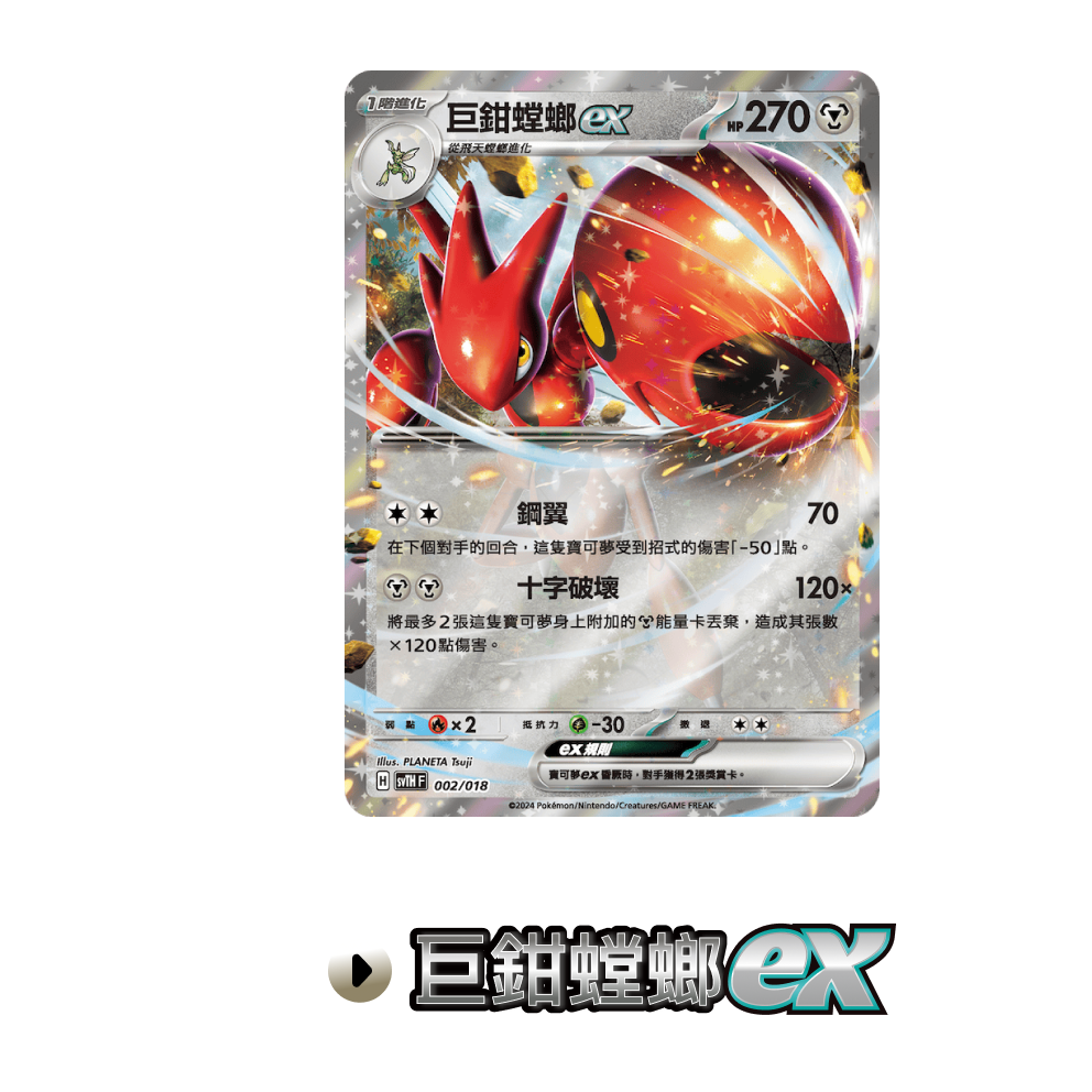 PTCG 寶可夢 朱&紫 《戰術牌組》魔幻假面喵/噴火龍 / 密勒頓 / 沙奈朵/ 烈咬陸鯊/巨鉗螳螂 6款 全新未拆-規格圖1