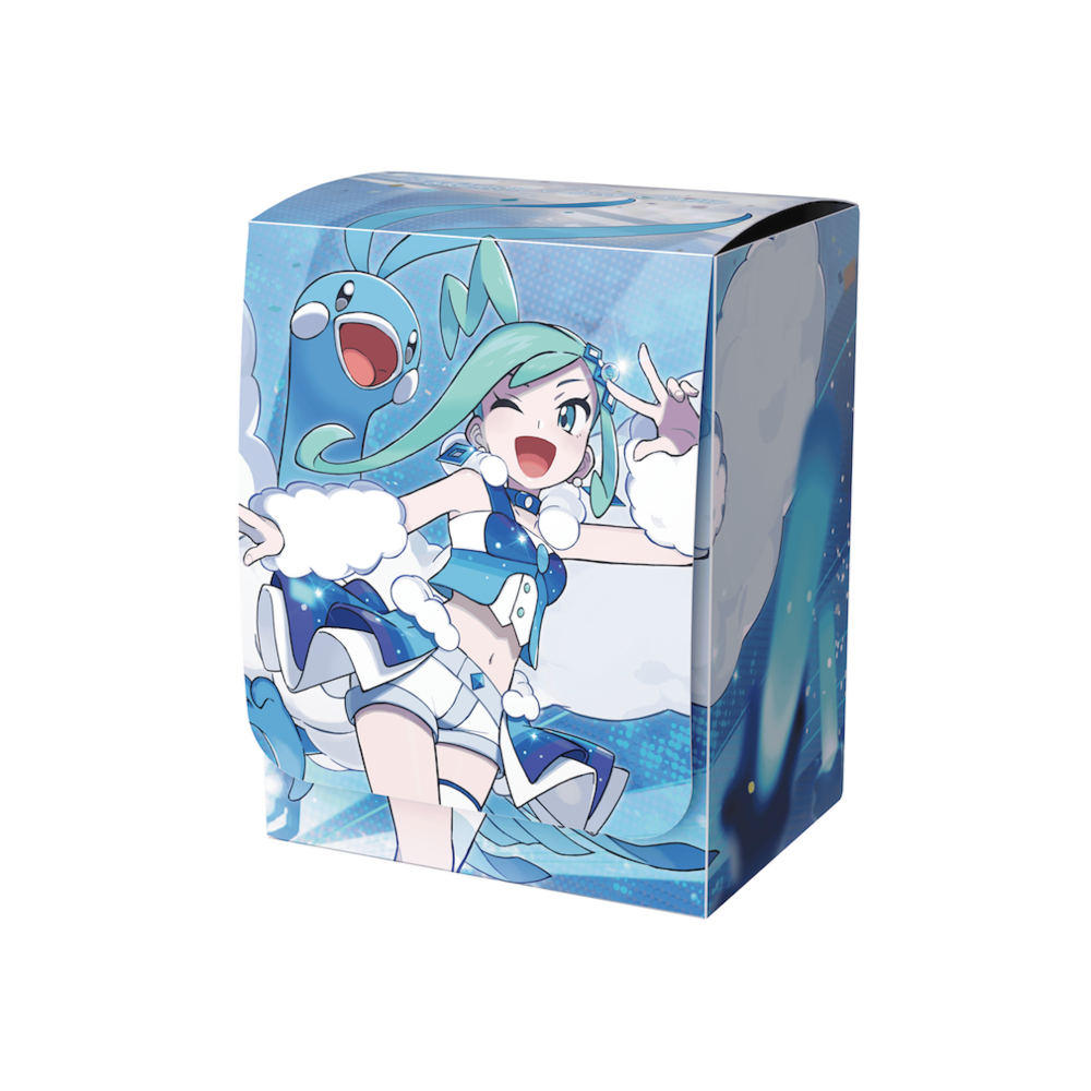 PTCG 寶可夢 朱&紫 造型卡套 卡牌收納盒 橡膠對戰桌墊 琉琪亞&七夕青鳥 全新未拆-細節圖2