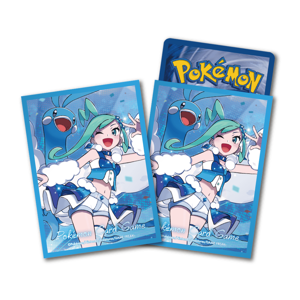 PTCG 寶可夢 朱&紫 造型卡套 卡牌收納盒 橡膠對戰桌墊 琉琪亞&七夕青鳥 全新未拆-規格圖3