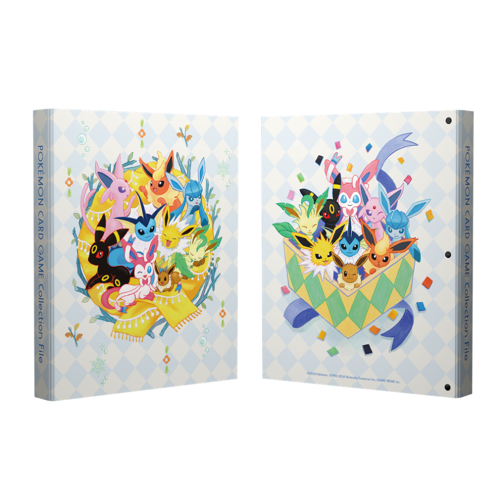 PTCG 寶可夢 朱&紫 伊布 收納盒 收藏卡冊  卡牌展示框 玩偶牌組收納盒 全新未拆-規格圖5