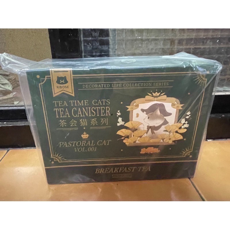 【小龍便宜公仔】全新 正版  RIBOSE 茶會貓 第1彈 貍花貓 第2彈 英短貓 第3彈 奶牛貓 茶罐貓-細節圖2