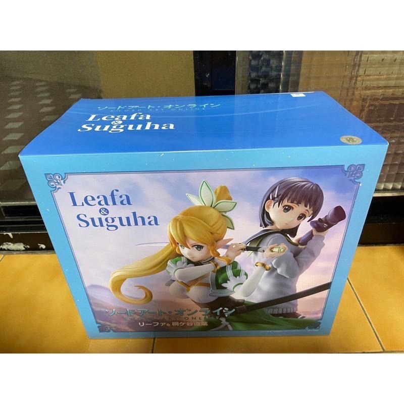 【小龍便宜公仔】全新 正版  刀劍神域 Union Creative UCI 莉法 桐谷直葉 套組 PVC 公仔-細節圖2