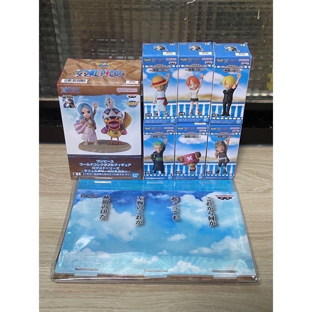 【小龍便宜公仔】全新 正版 一套 特典版含場景 WCF 航海王 海賊王 友情的印記 夥伴的印記 魯夫 娜美 薇薇 盒玩-細節圖3