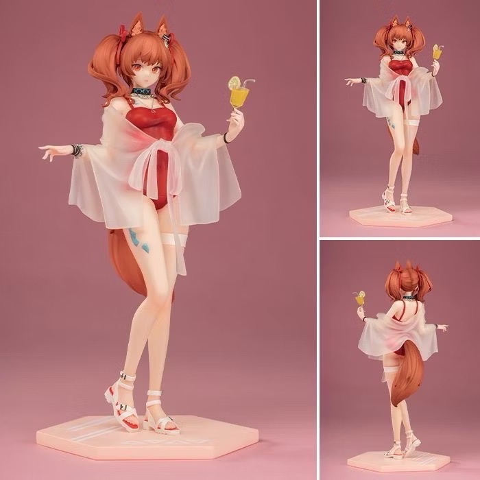 【小龍便宜公仔】全新 正版 Myethos Gift+ 明日方舟 閃靈 安潔莉娜 夏日 泳裝 ver. 1/10 PVC-細節圖2