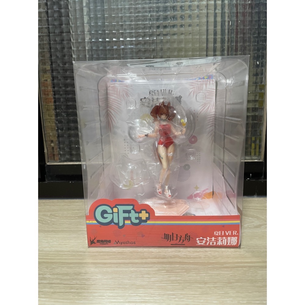 【小龍便宜公仔】全新 正版 Myethos Gift+ 明日方舟 閃靈 安潔莉娜 夏日 泳裝 ver. 1/10 PVC-細節圖4