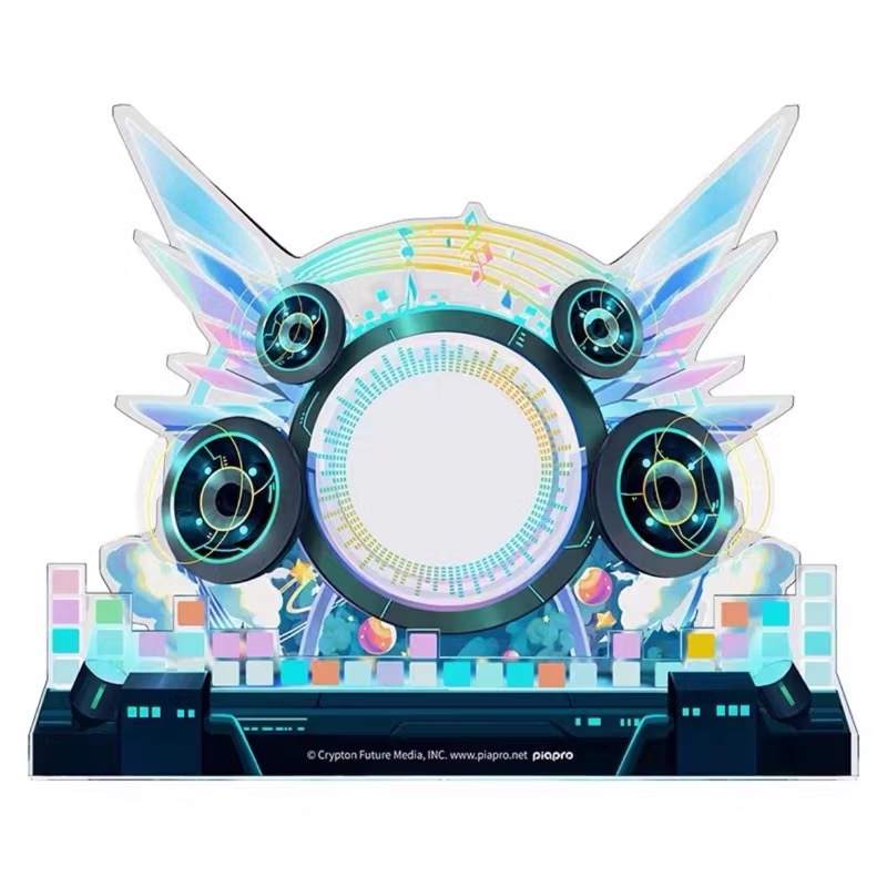 【小龍便宜公仔】全新 正版 特典版 壓克力舞台 布魯可 初音未來 奇跡版 公式服 奇跡之音 星繪未來 可動 組裝模型-細節圖5