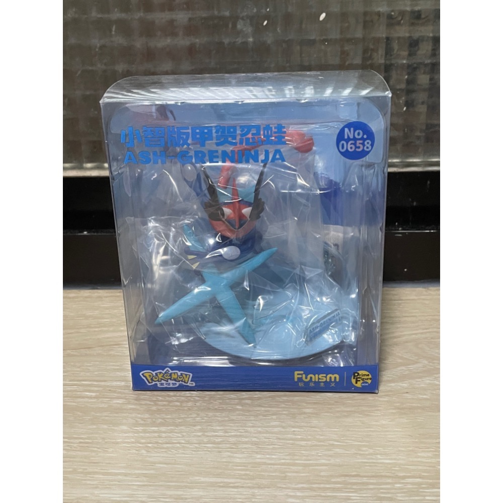【小龍便宜公仔】全新 正版 Funism 玩樂主義 寶可夢 甲賀忍蛙 小智版甲賀忍蛙 小尺寸-細節圖2