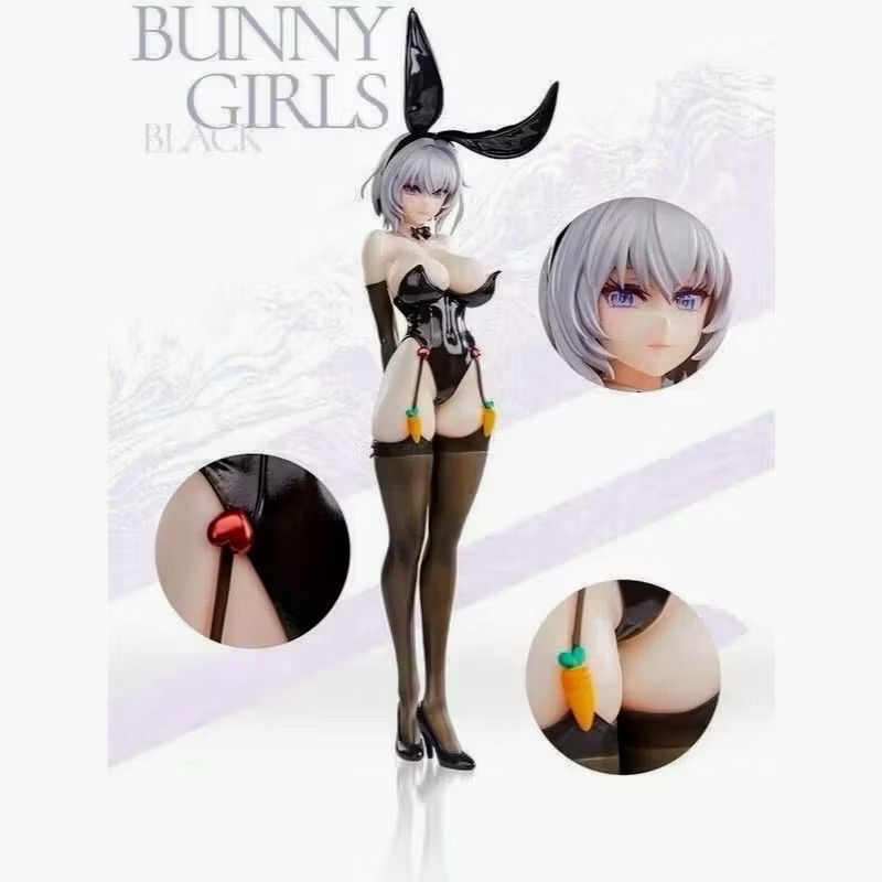 【小龍便宜公仔】全新 正版 FANCAM Bunny Girls 兔女郎 黑兔 白兔 1/6 PVC-細節圖2