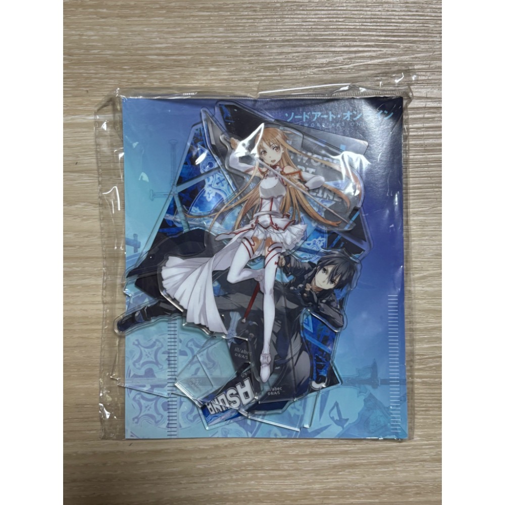 【小龍便宜公仔】全新 正版 動漫 週邊 刀劍神域 桐人 亞絲娜 組合 立牌-細節圖3