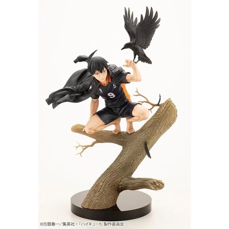 【小龍便宜公仔】全新 正版 壽屋 ARTFX J 排球少年 影山飛雄 影山 裸足 烏鴉 垃圾場決戰 PVC-細節圖2