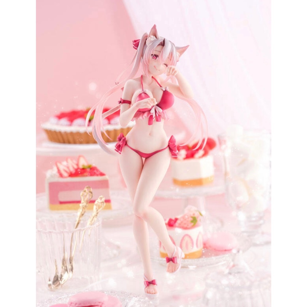 【小龍便宜公仔】全新 正版 原畫 戀戀 KOIKOI 蝶 Mocha & Cinnamon 泳裝 1/6 PVC-細節圖2