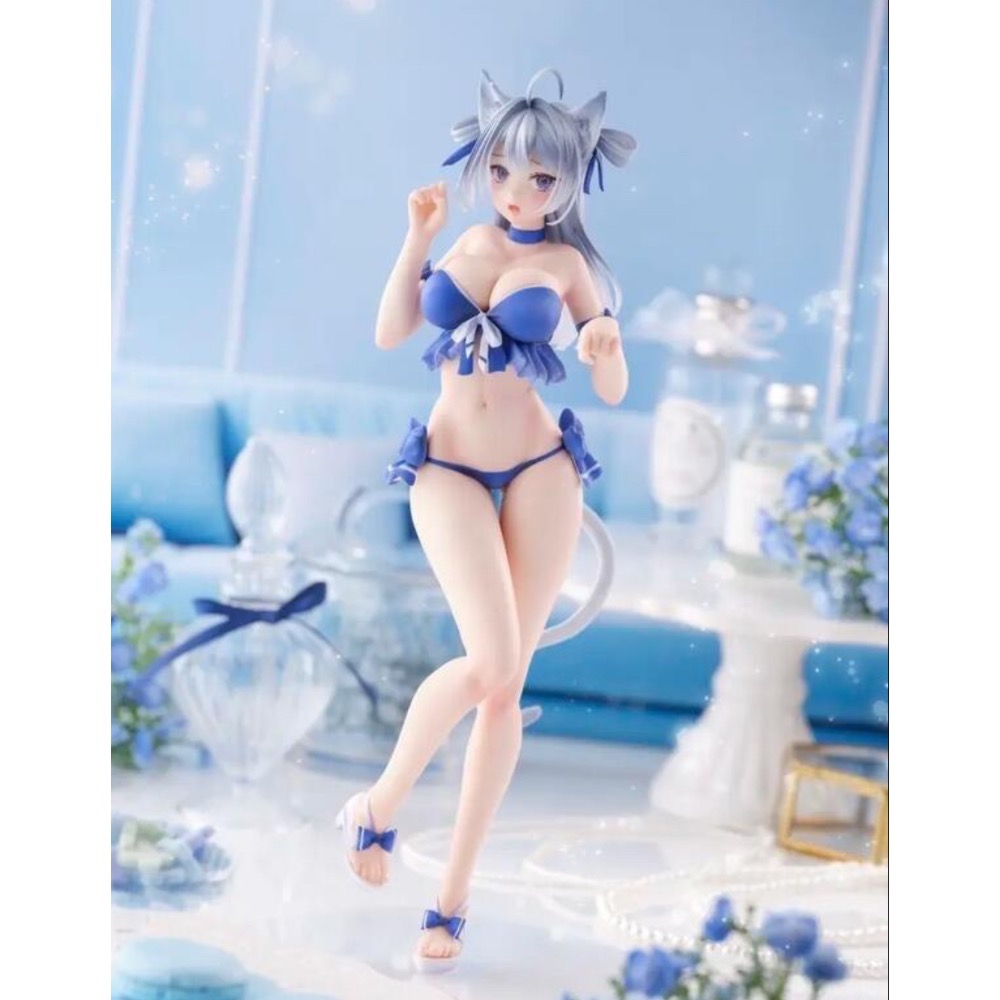 【小龍便宜公仔】全新 正版 原畫 戀戀 KOIKOI 蝶 Mocha & Cinnamon 泳裝 1/6 PVC-細節圖3