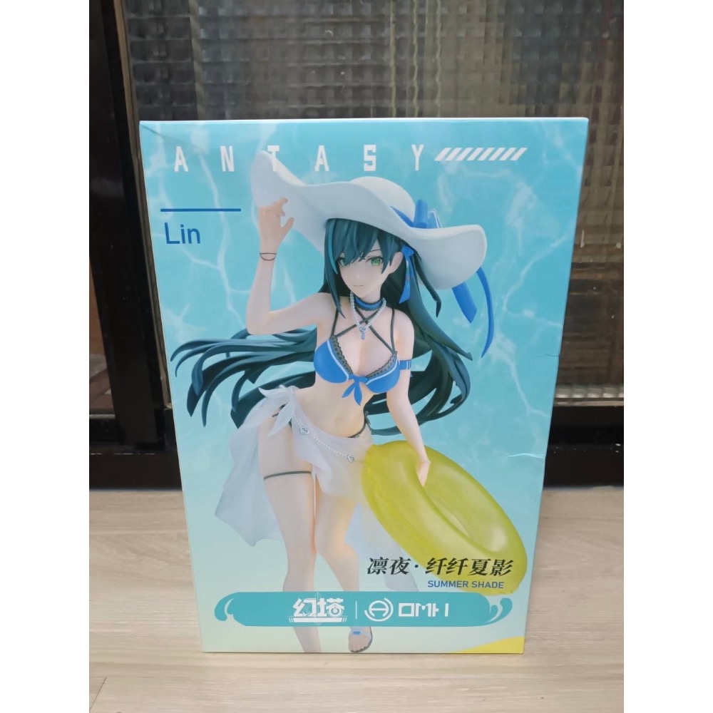 【小龍便宜公仔】全新 正版 OMH 幻塔 凜夜 泳裝 1/7 PVC-細節圖2