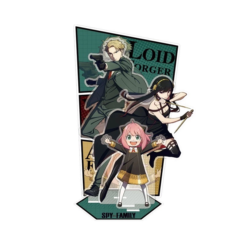 【小龍便宜公仔】全新 正版 動漫 週邊 間諜家家酒 Spy family 黃昏 約兒 安妮亞 組合 立牌-細節圖2