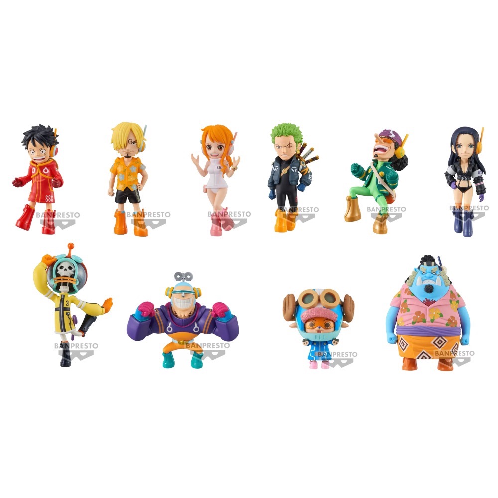 【小龍便宜公仔】全新 正版 海賊王 航海王 WCF 蛋頭島 未來島 1 2 魯夫 香吉士 娜美 索隆 羅賓 喬巴 盒玩-細節圖2