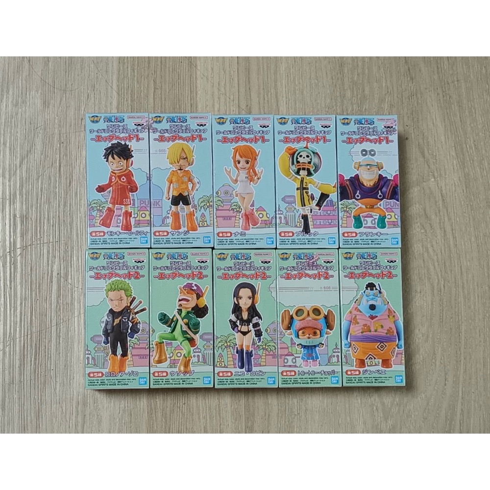 【小龍便宜公仔】全新 正版 海賊王 航海王 WCF 蛋頭島 未來島 1 2 魯夫 香吉士 娜美 索隆 羅賓 喬巴 盒玩-細節圖5
