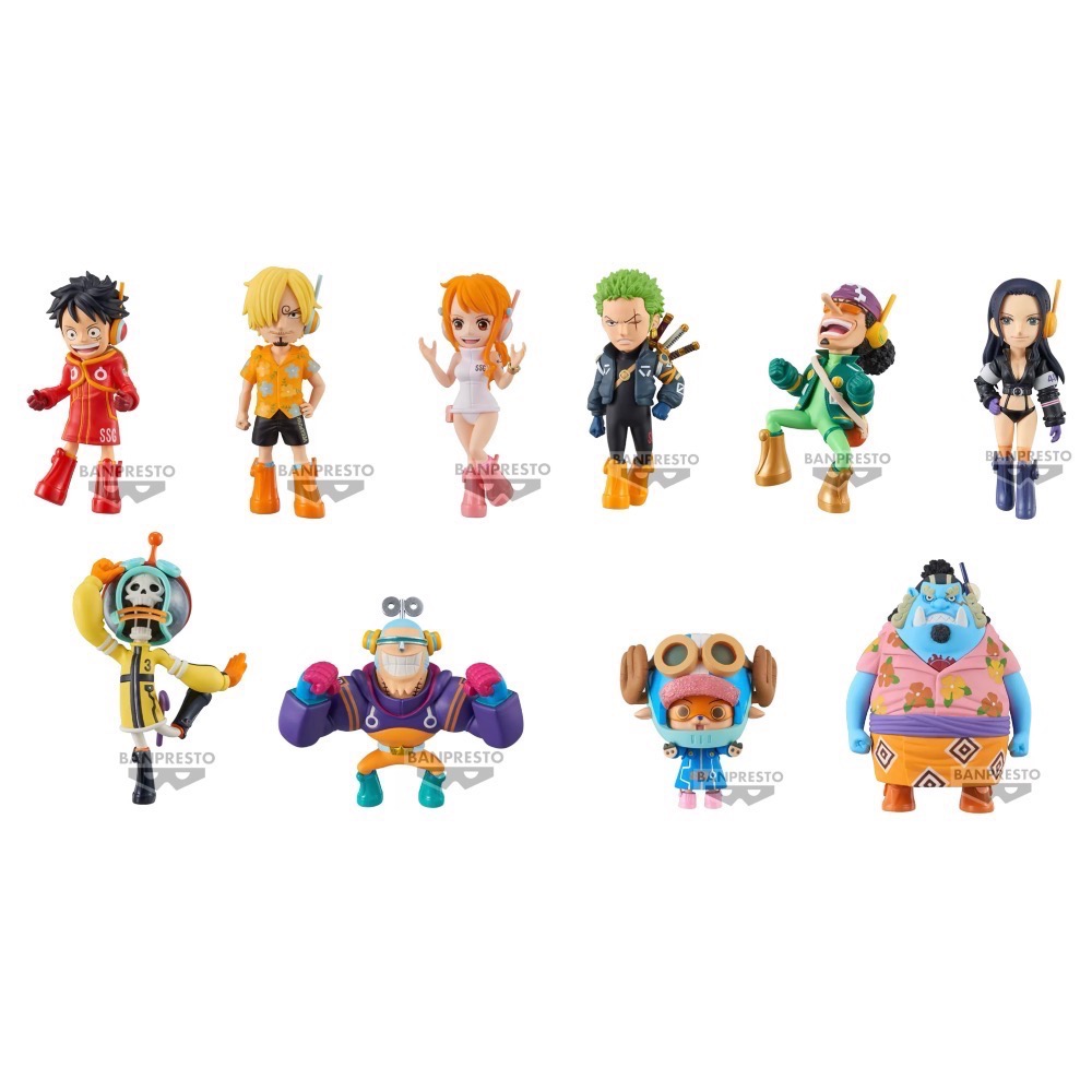 【小龍便宜公仔】全新 正版 海賊王 航海王 WCF 蛋頭島 未來島 1 2 魯夫 香吉士 娜美 索隆 羅賓 喬巴 盒玩-細節圖2