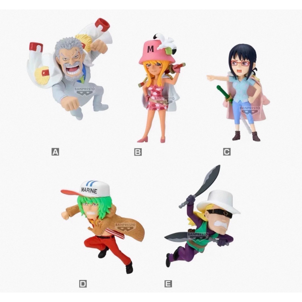 【小龍便宜公仔】全新 正版 海賊王 航海王 WCF 蜂巢島 1 2 青雉 克比 卡普 貝魯梅伯 盒玩-細節圖3