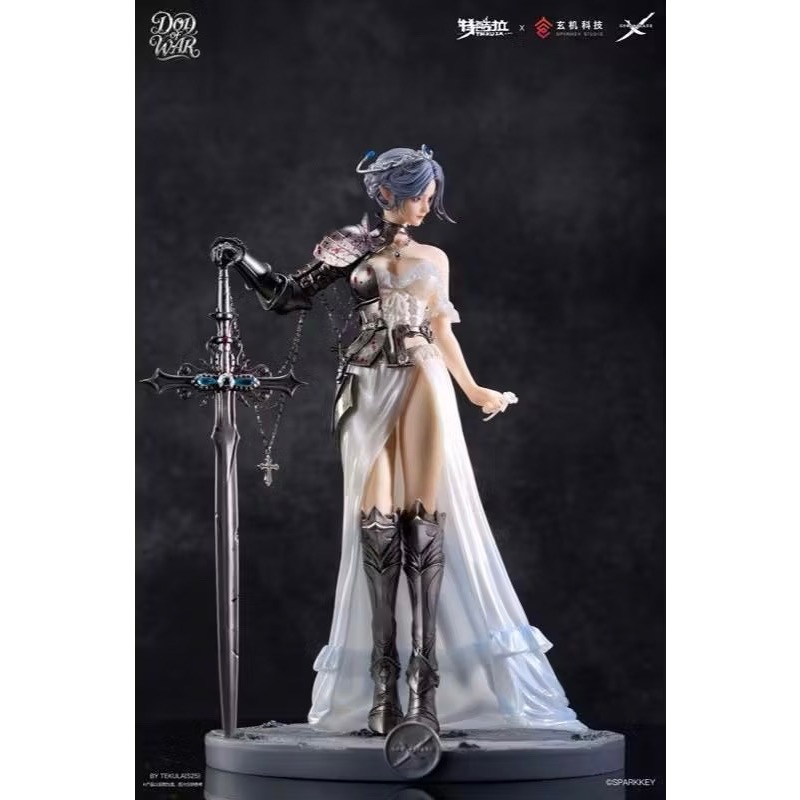 【小龍便宜公仔】全新 正版 玄機科技 x 特酷拉 wlop 鬼刀 海琴煙 戰神 1/6 PVC-細節圖2