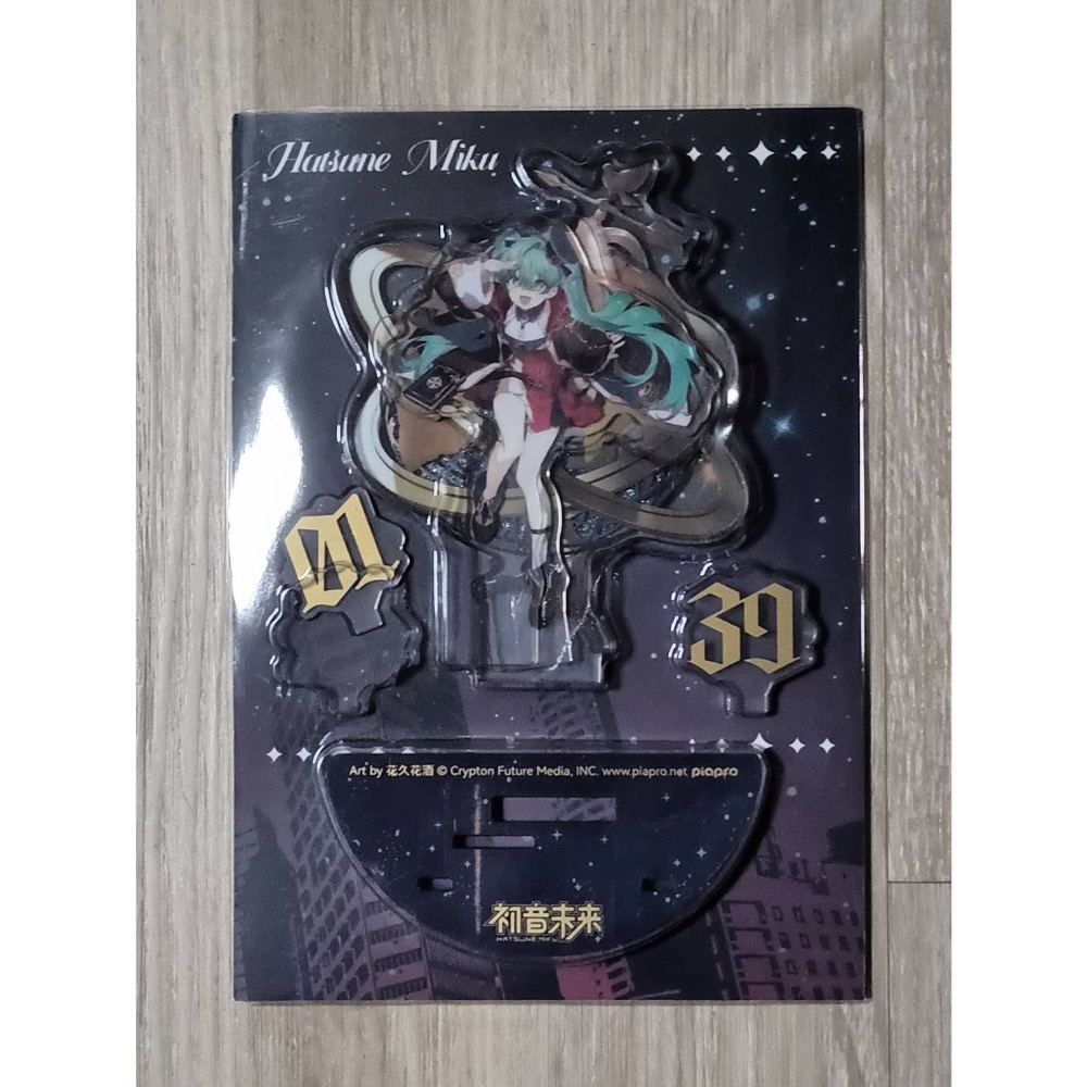 【小龍便宜公仔】全新 正版 Moeyu Miku 初音 未來 次元大發現 壓克力 立牌-細節圖2