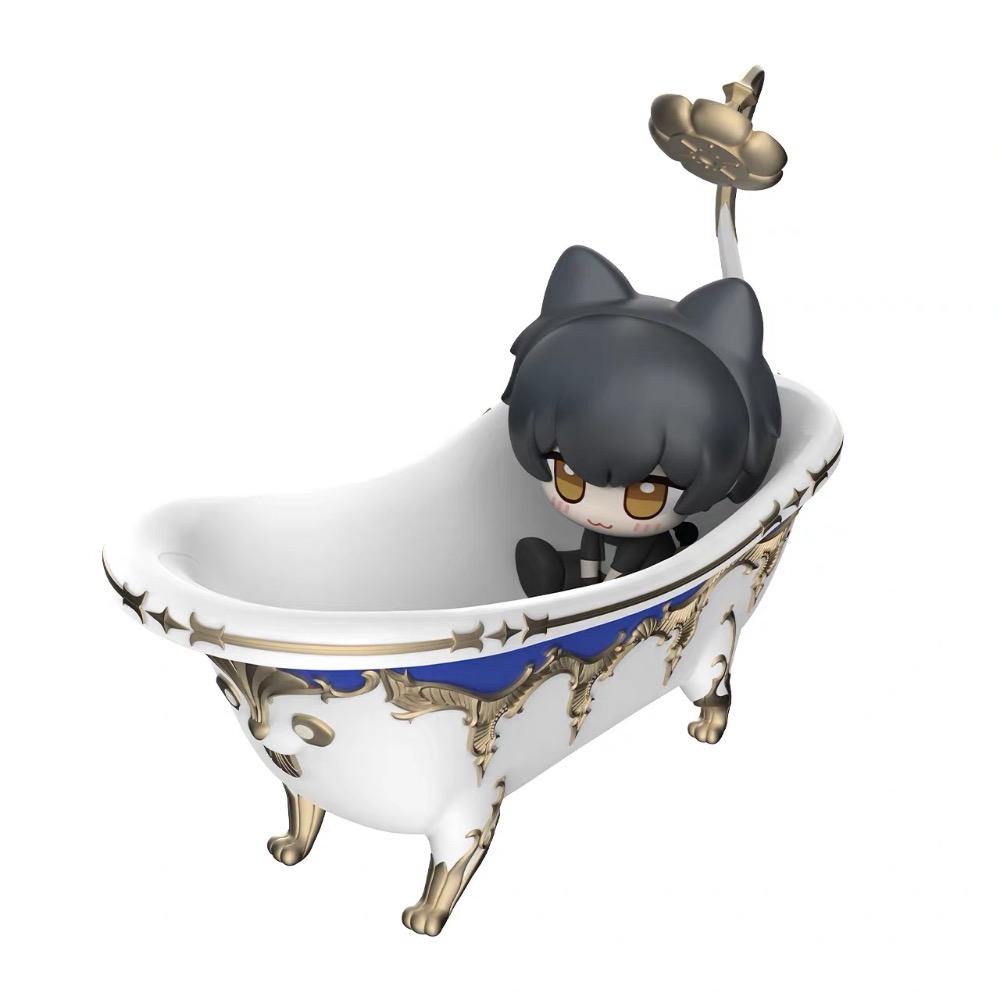 【小龍便宜公仔】全新 正版 鳴潮 聲骸系列 浴缸犬 男漂泊者 女漂泊者 Q版 盒玩-細節圖2