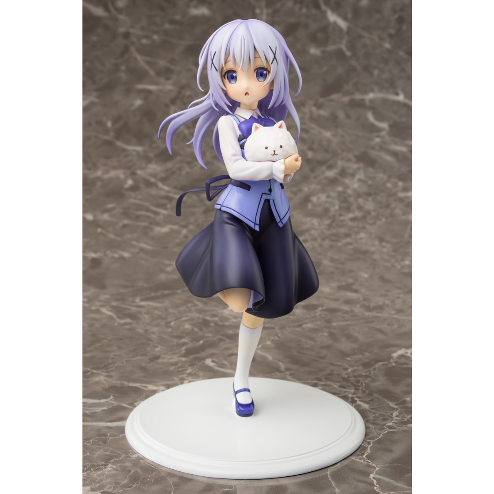 【小龍便宜公仔】全新 正版 PLUM 點兔 心愛 智乃 理世 紗路 千夜 Cafe Style 咖啡 1/7 PVC-細節圖3