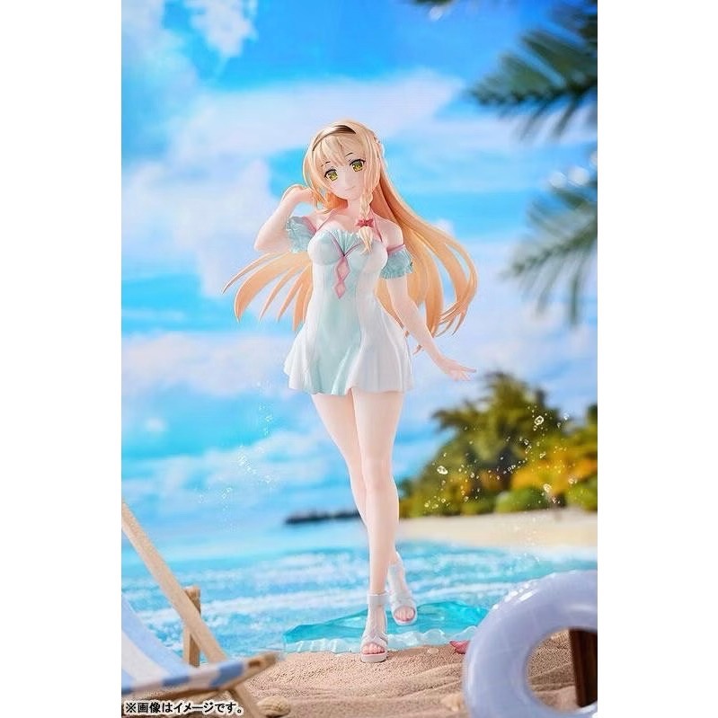 【小龍便宜公仔】全新 正版 Solarain 萊莎的鍊金工房 莉拉 萊莎 科洛蒂婭 泳裝 1/7 PVC-細節圖5