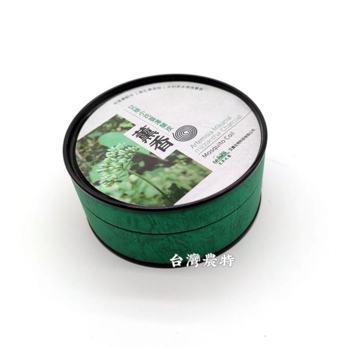[天農國]花壇艾草之家艾草小花蔓澤蘭炭薰香20卷(很小一個)*1小盒-細節圖2