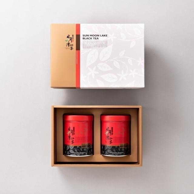 [台灣農特-魚池農會]魚池鄉農會日月潭紅茶館紅玉紅茶禮盒(75g*2罐)*1盒