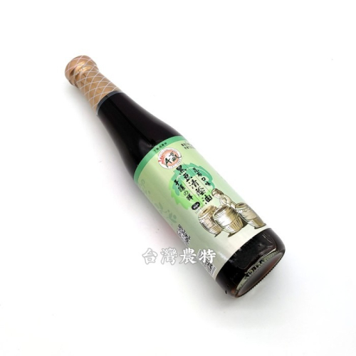 [台灣農特-下營農會]下營區農會黑豆清蔭油(昆布420ml)*1玻璃瓶