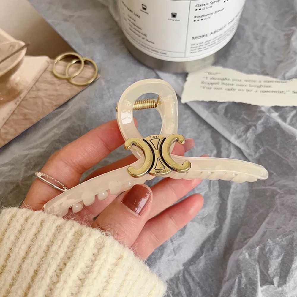 高級感凱旋門簡約鯊魚夾-細節圖2