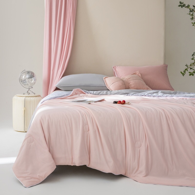 新品預購 冰淇淋涼感纖維夏被 涼感絲 夏被 空調被 降溫 親膚 小被被 印花被 透氣 涼被 雙人加大-規格圖7