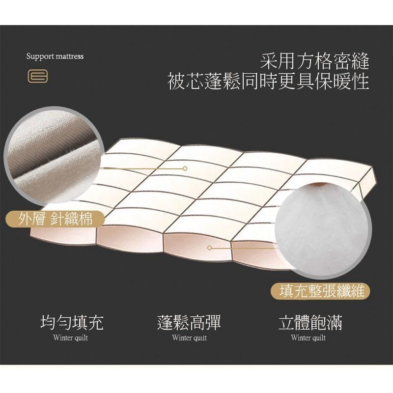 可超取🌟台灣出貨 預購 針織棉床墊 羽絨床墊 軟床墊 羽絲絨日式床墊 交換禮物 羽絨床墊 露營 學生床墊折疊 單人-細節圖5