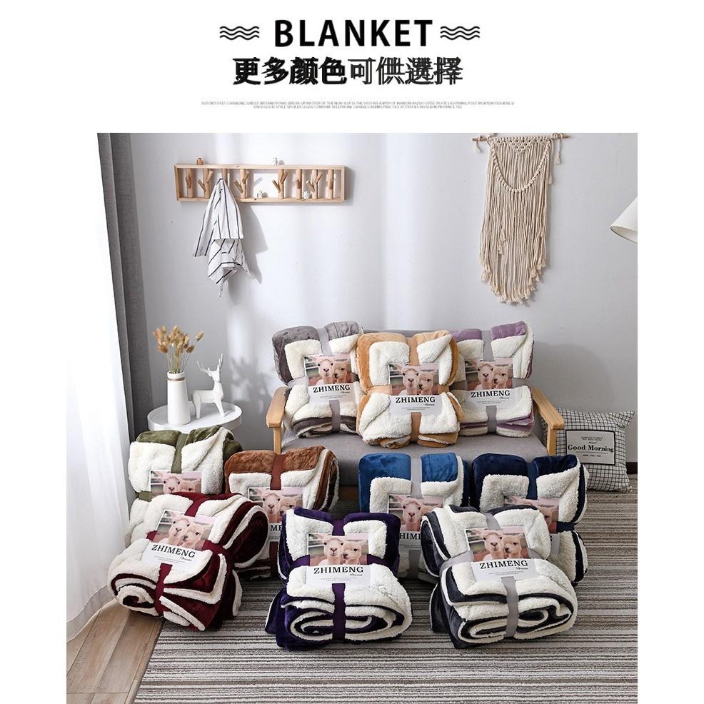 台灣出貨❤️法蘭絨棉被 頂級法蘭絨毯 羊羔絨雙面毛毯 毛毯被 純色羊羔絨毯 空調毯超柔 懶人毯 四季毯-細節圖9