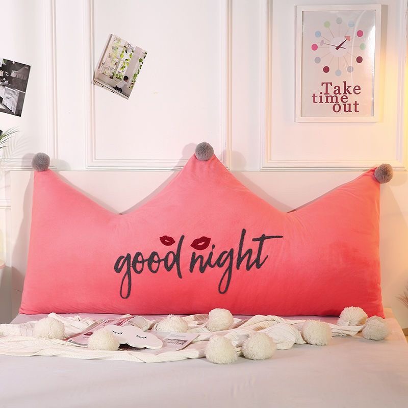 🌟台灣出貨 女神網美專用 夢幻皇冠床頭靠枕 床頭靠墊枕 枕頭 靠墊  靠枕 皇冠 雙人 雙人加大 交換禮物 枕頭 超取-規格圖9