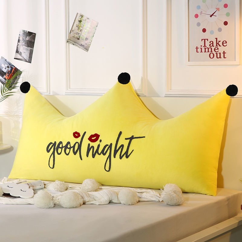 🌟台灣出貨 女神網美專用 夢幻皇冠床頭靠枕 床頭靠墊枕 枕頭 靠墊  靠枕 皇冠 雙人 雙人加大 交換禮物 枕頭 超取-規格圖9