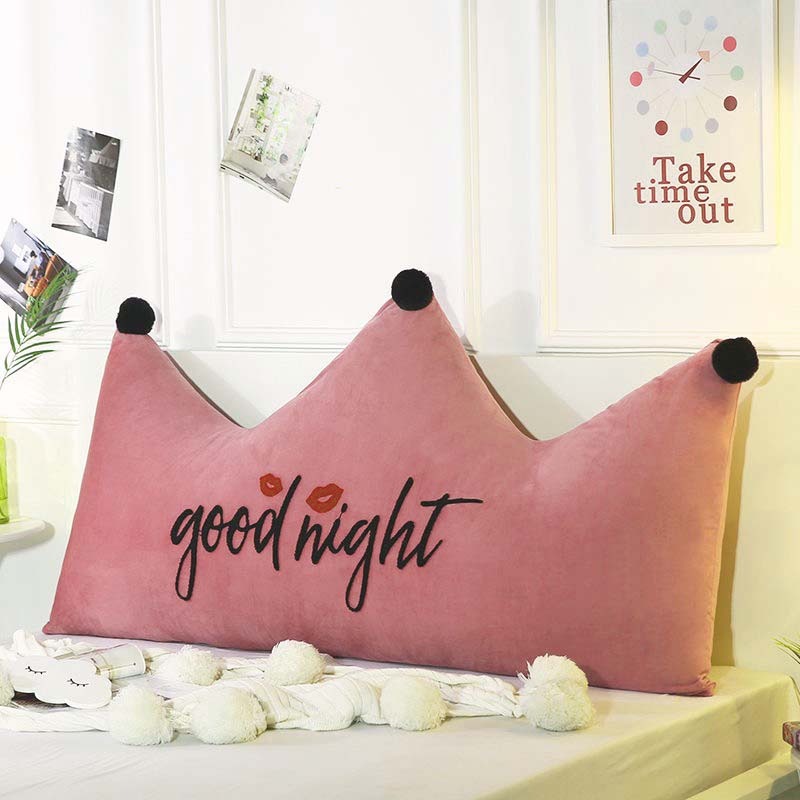 🌟台灣出貨 女神網美專用 夢幻皇冠床頭靠枕 床頭靠墊枕 枕頭 靠墊  靠枕 皇冠 雙人 雙人加大 交換禮物 枕頭 超取-規格圖9