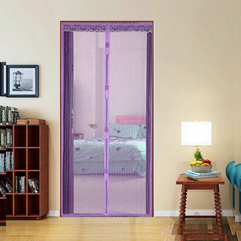 台灣出貨 防蚊門簾 多款可選 黏扣安裝 標準型 3分鐘安裝 kitty 熊大 史迪奇 捕蚊燈 登革熱蚊帳滅蚊-規格圖6