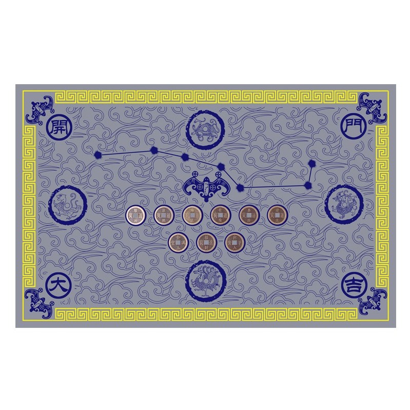 六色開運化煞六帝錢地墊 開運地墊 風水地墊 招財 出入平安 納福地墊 平安順利健康 風水-規格圖8