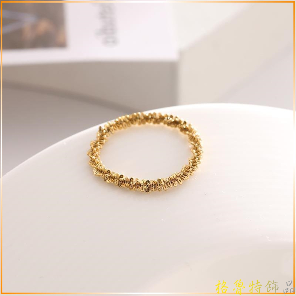 【格魯特】波光粼粼鈦鋼戒指  軟骨戒  不生銹不退色抗過敏 /GWR 11-細節圖5