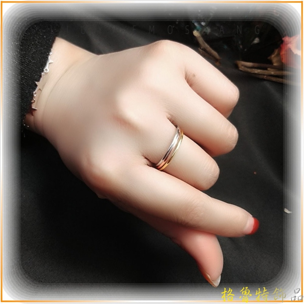 【格魯特】超細韓款1mm內外雙球面戒指/鈦鋼戒指 關節戒 尾戒 超細戒指/GWR 501-細節圖4