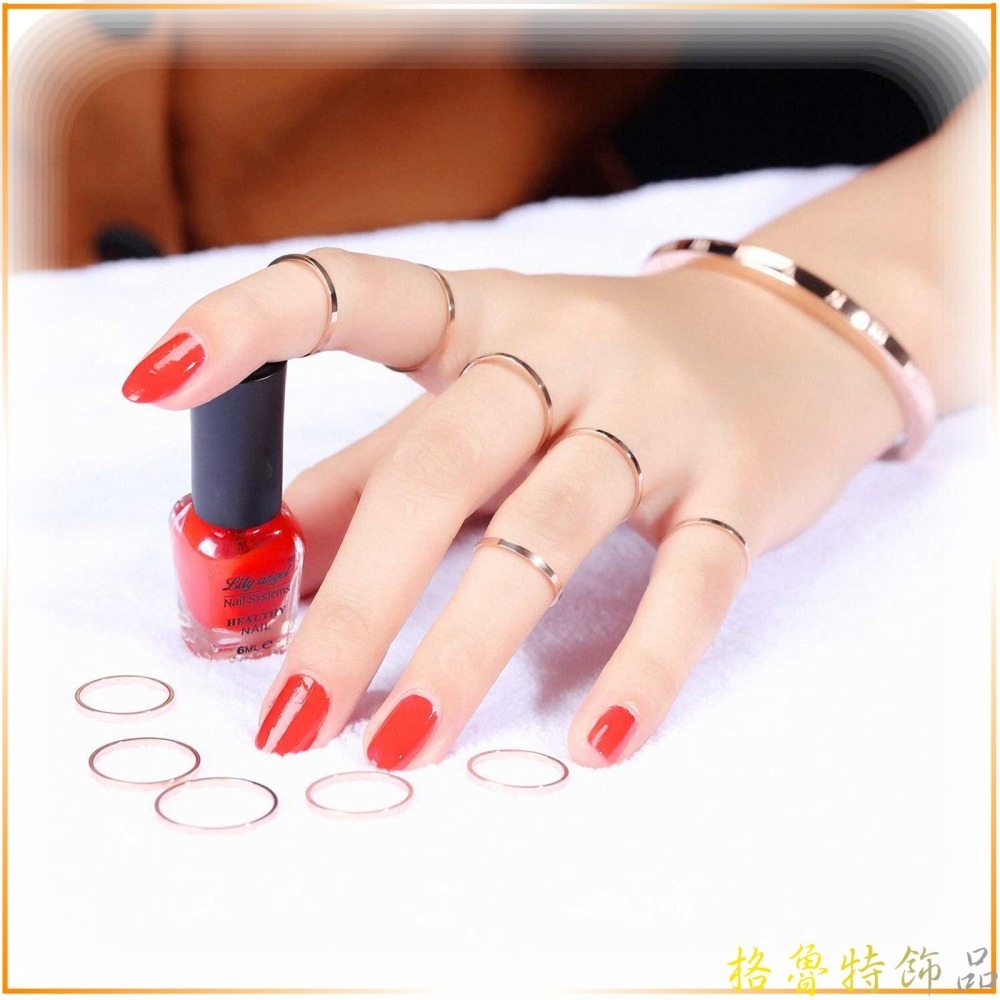 【格魯特】韓款2mm二關節戒指 鈦鋼戒指 不生銹不退色抗過敏/GWR 01-細節圖5