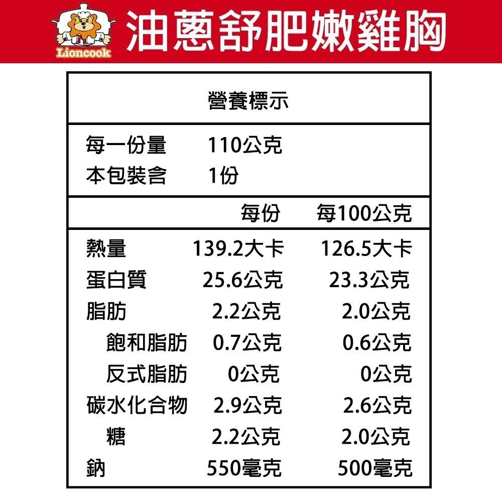 【總舖獅Lioncook】 舒肥嫩雞胸特惠組 共30包 (100g/包)-細節圖4