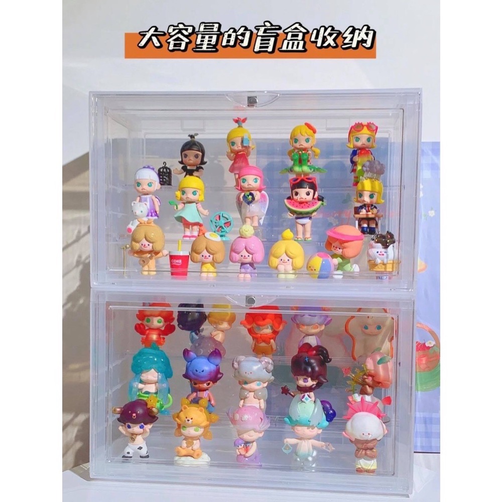 【Little joys 小確幸 】《預購》GOTO展示盒 盲盒模型防塵架 壓克力收納櫃 (全透明款)-細節圖3