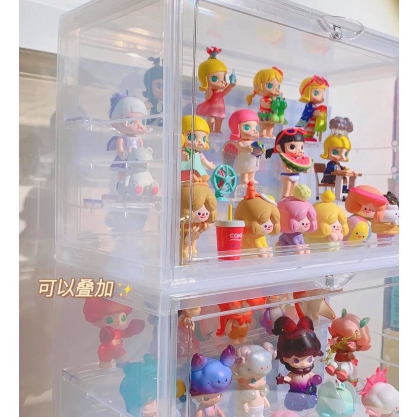 【Little joys 小確幸 】《預購》GOTO展示盒 盲盒模型防塵架 壓克力收納櫃 (全透明款)-細節圖4