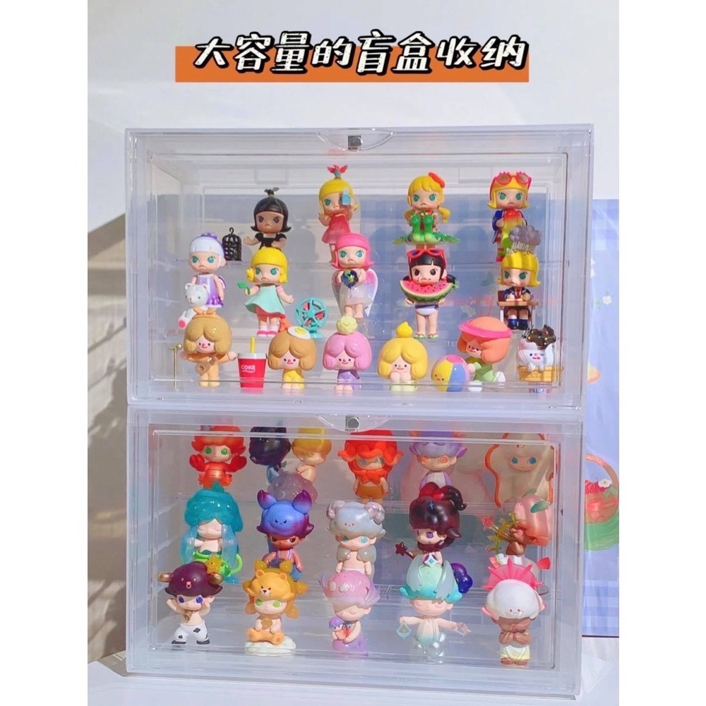 【Little joys 小確幸 】《預購》GOTO展示盒 盲盒模型防塵架 壓克力收納櫃 (全透明款)-細節圖3