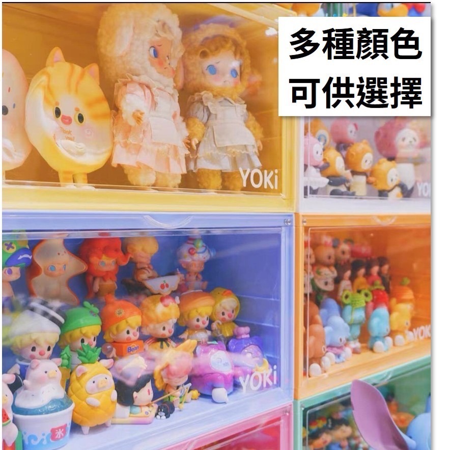 【Little joys 小確幸 】《預購》YOKI收納展示架 透明樂高模型盒子 盲盒公仔盒櫃-細節圖3
