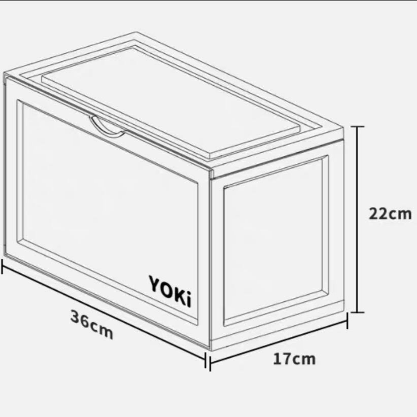 【Little joys 小確幸 】《預購》YOKI收納展示架 透明樂高模型盒子 盲盒公仔盒櫃-細節圖5